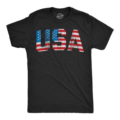 Mens Vintage USA T Shirt Awesome Fourth Of July Graphic Tee for Men