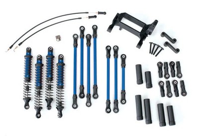 TRA8140X   TRX-4 Complete Long Arm Lift Kit (Blue-Andoized)