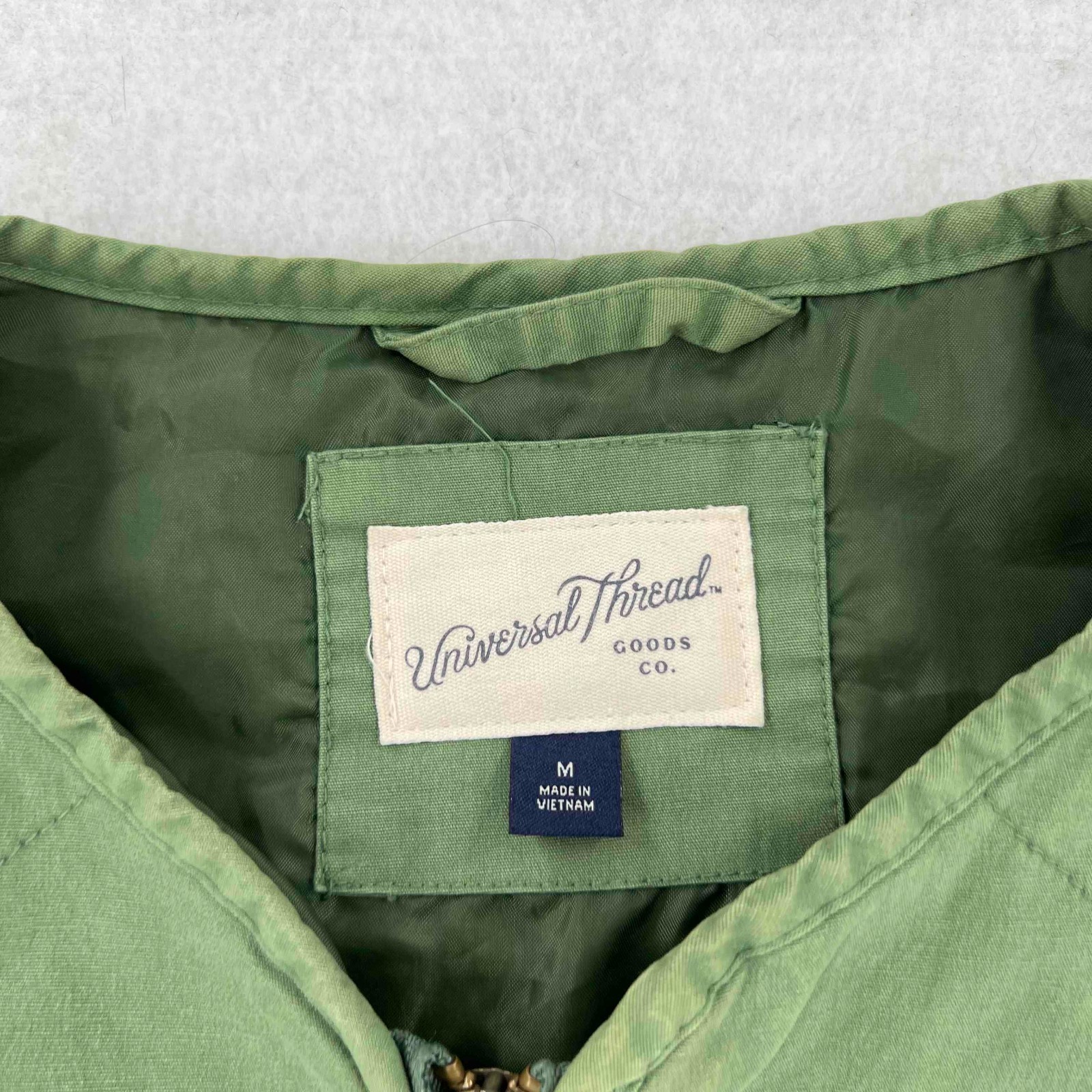 Universal Thread Jacket Women's Green Quilted Lin… - image 4