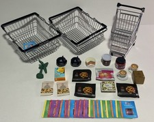 Marks & Spencer M&S Little Shop 2 Shopping Baskets + Trolley + Mini Collectables