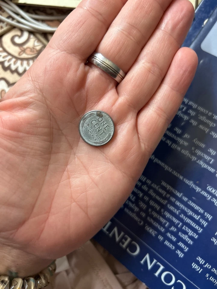 1943 Wheat Penny No Mint Mark Rare - Image 2 of 3