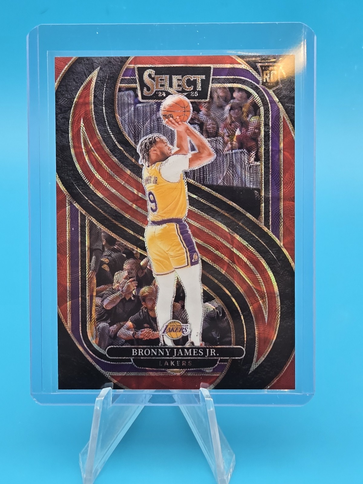 BRONNY JAMES JR 2024-25 Panini Select #179 Premier Level ROOKIE RED SCOPE 47/249