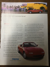 AW 2874 Advertisement 1991 Mazda Miata 1 page