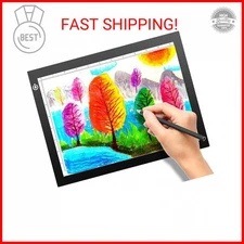 LitEnergy A4 Portable LED Light Box Trace, Light Pad USB Power LED Artcraft Trac