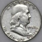 * 1952-P Franklin Half Dollar 90% Silver As Shown