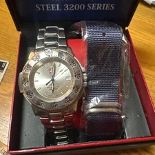 Luminox Navy Seal Steel 3200 Series Quartz Wristwatch Mens Water Resistant