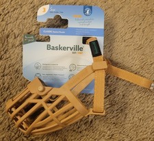 Baskerville Ultra Basket Muzzle Black, Size 3, Collie/Pitbull Compatible