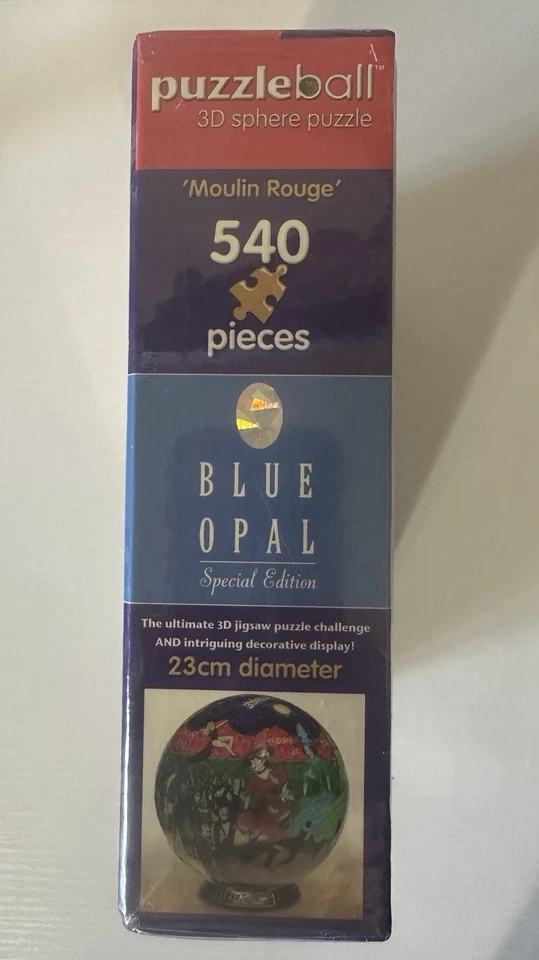Blue Opal Puzzleball Moulin Rouge 3D Sphere Puzzle Special Edition - New Sealed - Image 4 of 4