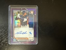 Nehomar Ochoa Jr. 2024 Bowman Chrome 1st Purple Refractor Auto /250 #CPA-NOC