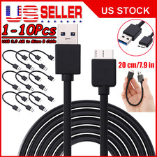 New USB 3.0 Cable Cord For Seagate Backup Plus Slim External Hard Drive HDD Lot