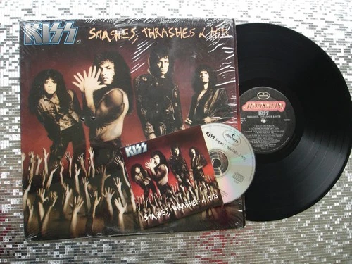 KISS ~ Smashes, Thrashes & Hits ~ 1988 LP w/CD  Mercury 836 427-1 / BMG R 100736