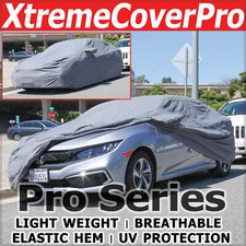 2022 2023 Honda Civic Sedan Breathable Car Cover Wmirror Pocket -grey