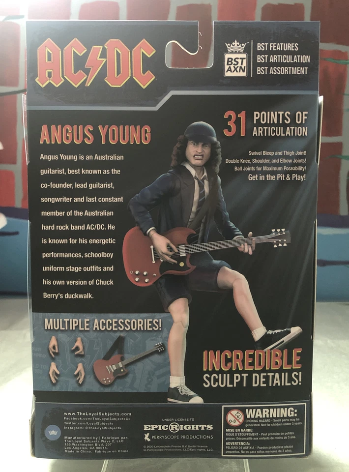 "Figura de acción BST AXN AC/DC Angus Young Highway To Hell Tour 6""" Foto 2 de 2