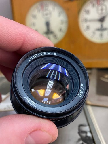 Lente KMZ Jupiter 8 50 mm F/2 negra URSS para montaje de tornillo Fed Zorki Leica M39 - Imagen 3 de 10