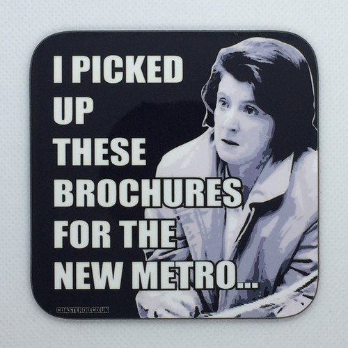 ALAN PARTRIDGE Character Drinks Coasters / Bar Mat - Hardboard / Gloss Finish - Picture 4 of 19