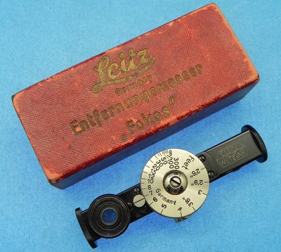 Leica Black & Nickel Fokos Rangefinder  #Box 7 .......... Minty w/Box