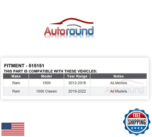 Gruppo mozzo e cuscinetto ruota anteriore Autoround 515151 adatto per Dodge Ram 1500 - Foto 2 di 5