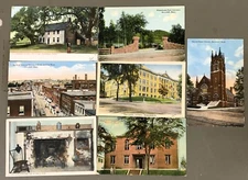 # T5007    HAVERHILL,  MA.    POSTCARD LOT,   7   DIF. CARDS