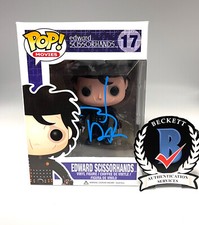 JOHNNY DEPP SIGNED AUTOGRAPH FUNKO POP EDWARD SCISSORHANDS BECKETT BAS COA