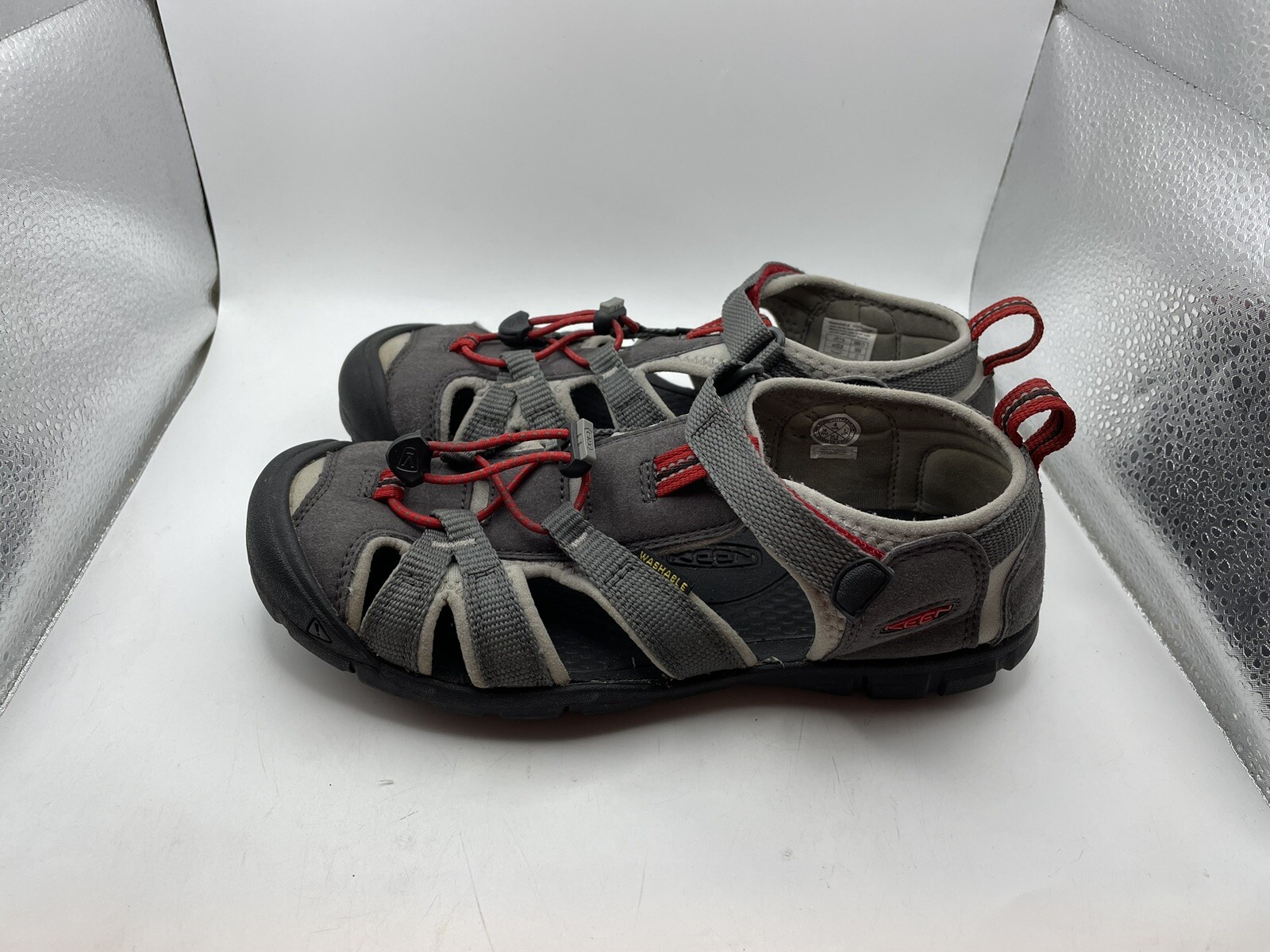 KEEN Sandali 4Y donna 5 5 Seacamp II Cnx scarpe da acqua lavabili grigio 1022985