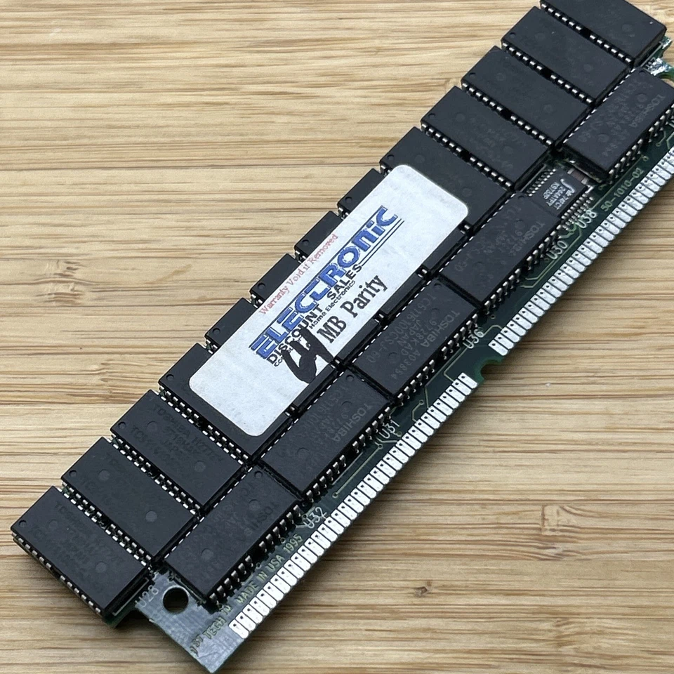 64MB Fast Page FPM MEMORY PARITY 60N SIMM 72-PIN 5V 16X36 DELL # 04386 72pin - Image 4 of 4