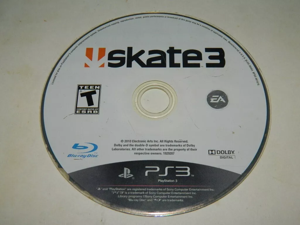 Skate 3 Playstation 3 PS3 Disc Only