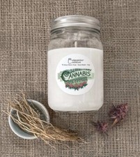 Edgewater Candles Flower Vetiver 12oz Hand Poured Soy Candle Mason Jar USA Made