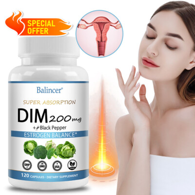DIM-Ergänzung 200 Mg |Unterstützung Der Wechseljahre, PMS-Unterstützung|GMO-frei