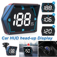 Universal Digital Hud Gps Head Up Display Speedometer Mph Kmh Overspeed Alarm