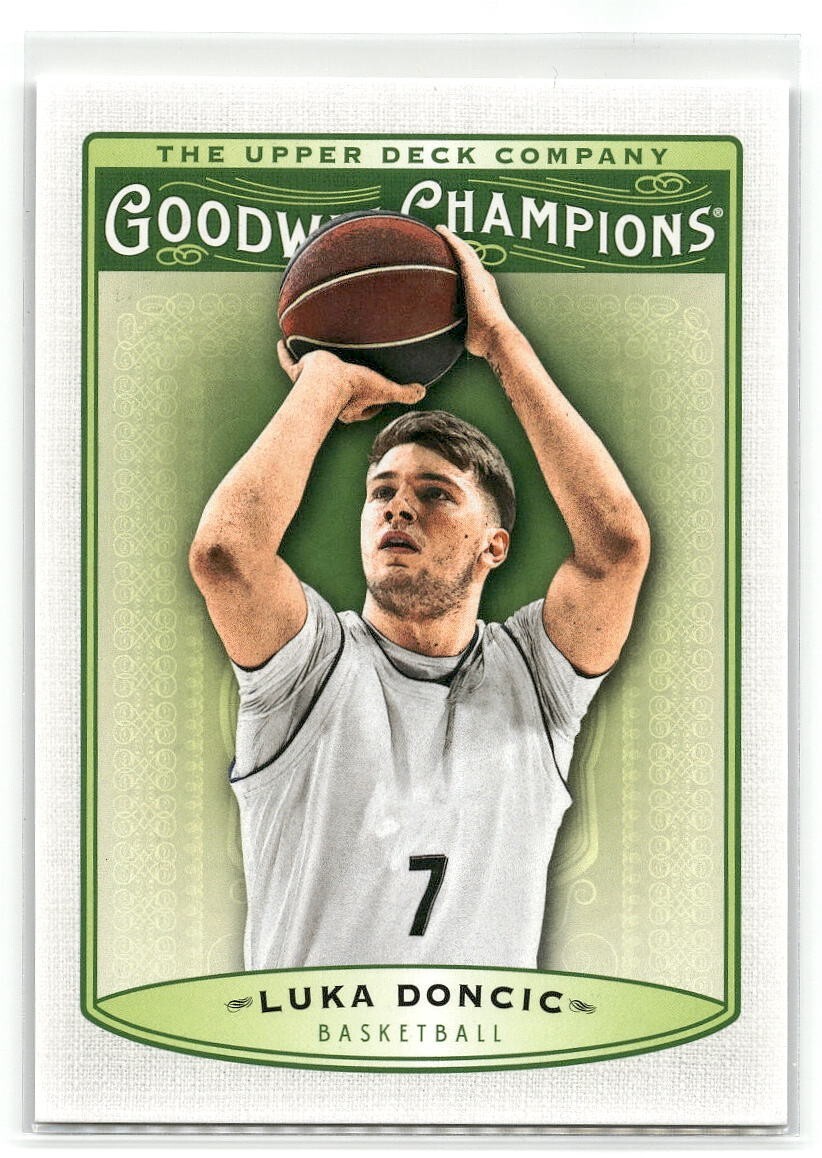 Luka Doncic RC GOODWIN ルーキーカード 2018-2019 UD Goodwin Champions Luka Doncic ROYAL BLUE RC