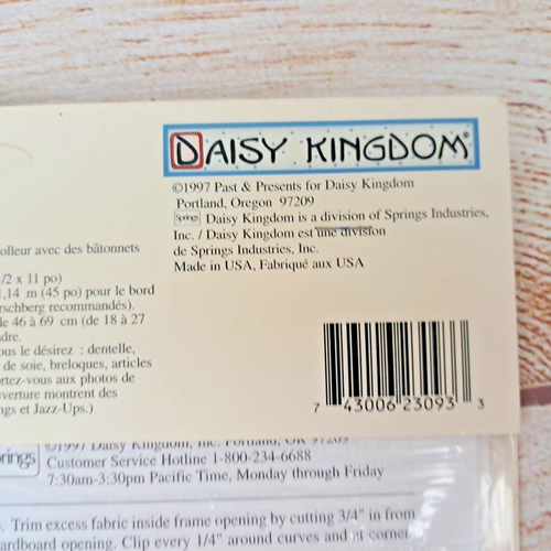 Vintage NOS 1997 Daisy Kingdom Memory Lane Keepsake Cover Country Noah Fabric - Picture 3 of 5