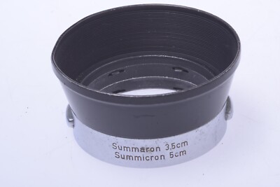   LEICA M LENS HOOD EARLY IROOA E39 50MM SUMMICRON 2.0, 3.5 SUMMARON 35MM
