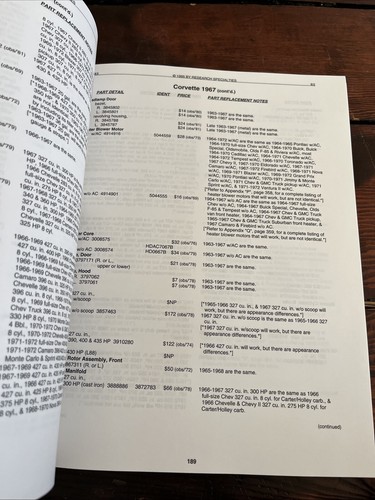 I Need A Part For My Corvette, 1953-1977, Research Specialties Manual - Picture 3 of 5