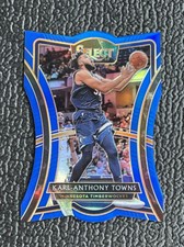 🔥KARL-ANTHONY TOWNS 2019-20 SELECT PREMIER LEVEL BLUE DIE-CUT REFRACTOR /249!🔥