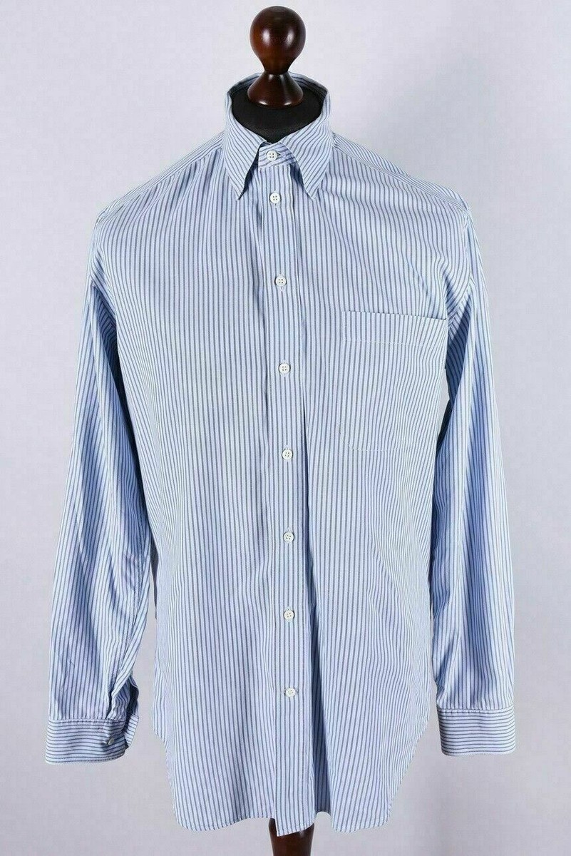 ARMANI COLLEZIONI ストライプシャツ Lサイズ Armani Collezioni Striped Long Sleeve Shirt Size L | eBay