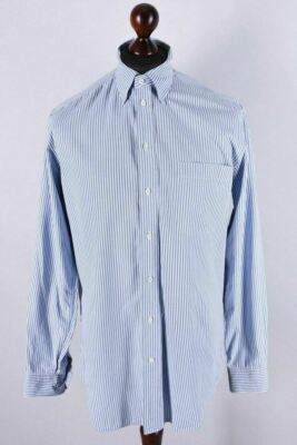ARMANI COLLEZIONI ストライプシャツ Lサイズ Armani Collezioni