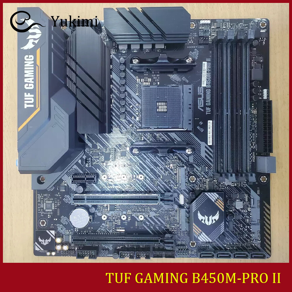 FOR ASUS TUF GAMING B450M-PRO II DDR4*4 128GB AMD AM4 mATX