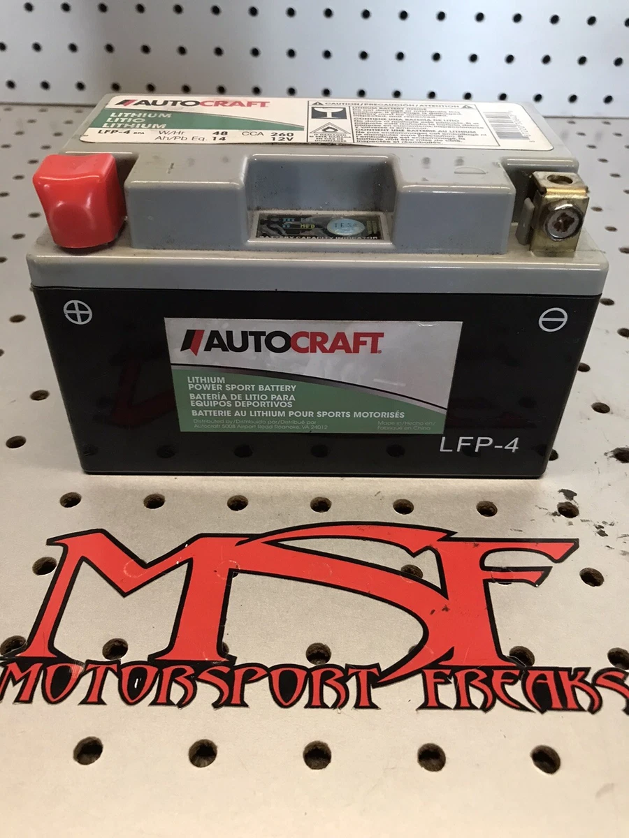 AutoCraft Lithium Ion Battery W Hr 48 CCA260 Ah Pb Eq. 14 12V eBay