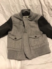 Genuine Kids by OshKosh Boy's Bomber Jacket 18M Fleece Sherpa-look, SO CUTE 