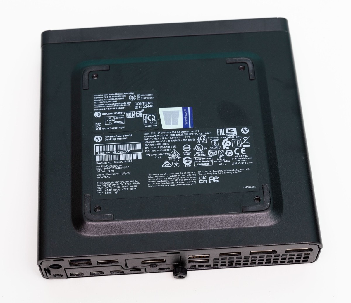 Windowsデスクトップ HP EliteDesk 800 G6 Tower i7-10700 16GB HP EliteDesk 800 G6 - Tower Core i7 10700 / up to 4.8 GHz