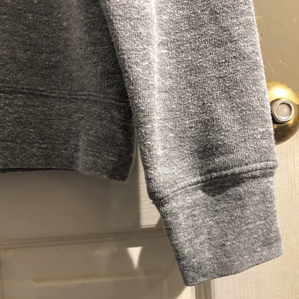 Let's Get Nerdy Nerd Wallet Heather Grey Sweater | eBay