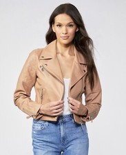 Paige Size Small Danisa Jacket - Tan Leather/100% Lamb, New, Retails $725