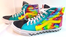 Vans Tye Dye High Top Shoes Men’s Size 8, Women’s Size 9.5 Multicolor S02#101