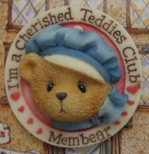 Cherished Teddies Club Member Pin Membear 1995 Priscilla Hillman CRT 124 New