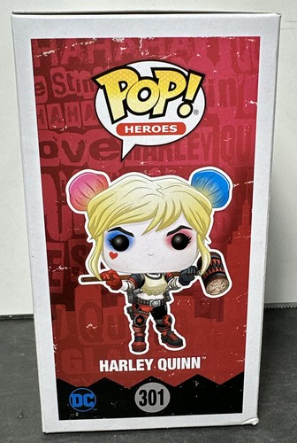 Funko Pop! Vinilo exclusivo DC Super Heroes Harley Quinn #301 edición especial - Imagen 2 de 8