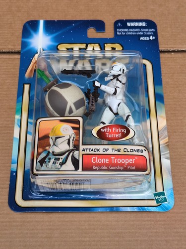 Star Wars AOTC CLONE TROOPER REPUBLIC GUNSHIP PILOT 2002 EXCELLENT N86 - Picture 6 of 7