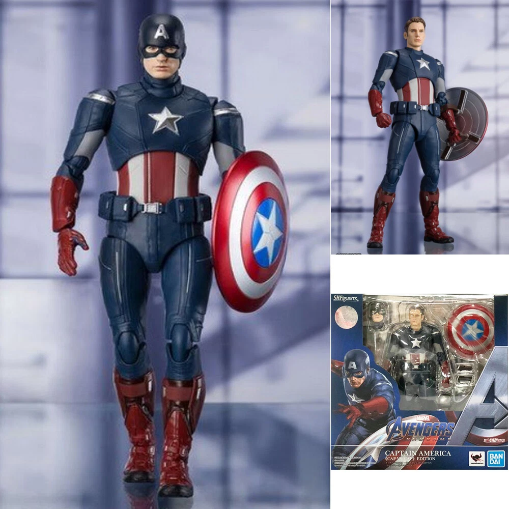 Bandai S.H.Figuarts SHF Marvel Avengers 4 End Game Captain America Cap VS. Cap