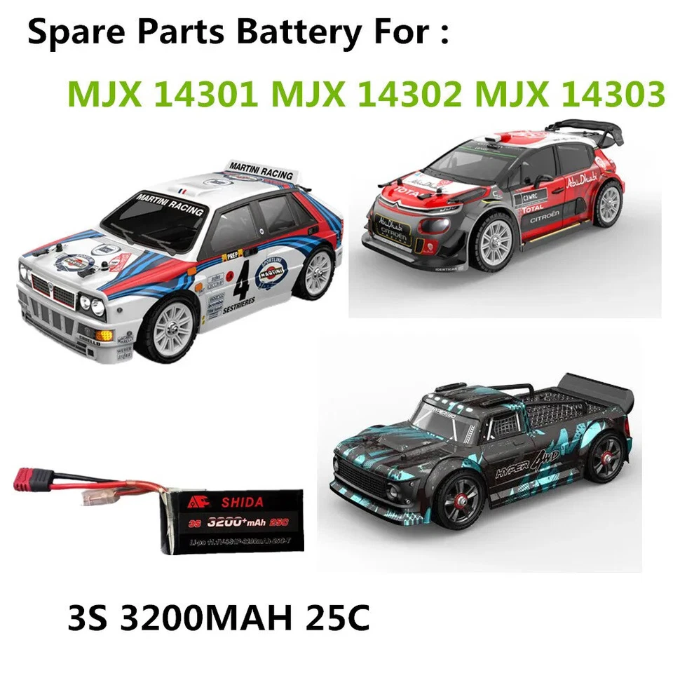 8x 3200mAh Lipo Akku 11,1V 25C T-Stecker für WLtoys MJX 14301 MJX 14302MJX 14303 - Bild 4 von 4