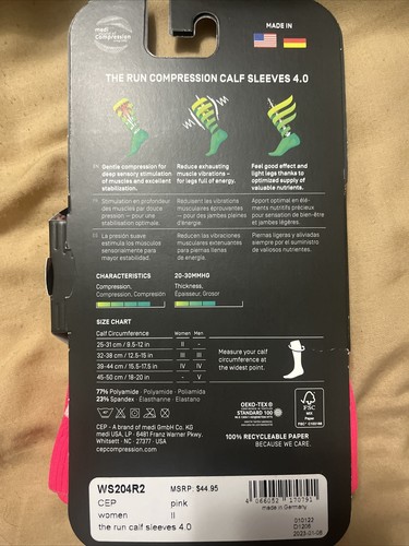 CEP The Run Compression Calf Sleeves - Picture 2 of 2