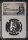 1953 Franklin Silver Half Dollar - NGC PF64 - Franklin Label - ✪COINGIANTS✪